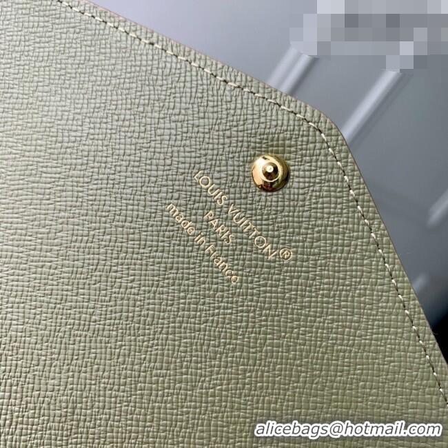 Buy Discount Louis Vuitton Sarah Wallet in Monogram Denim M28280 Khaki Green 2026