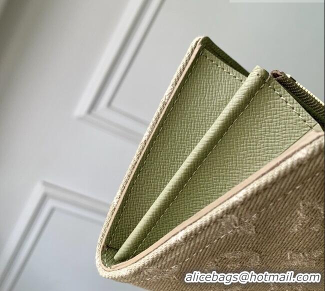 Buy Discount Louis Vuitton Sarah Wallet in Monogram Denim M28280 Khaki Green 2026