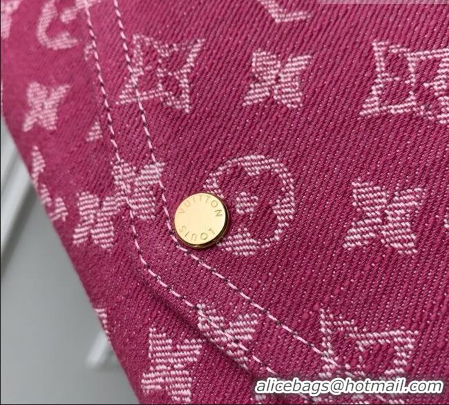 Good Taste Louis Vuitton Sarah Wallet in Monogram Denim M28280 Fuchsia Pink 2026