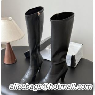 Good Quality Chanel Leather High Boots G47517 Black 2026