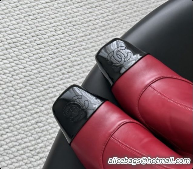 Charming Chanel Leather High Boots G47517 Burgundy 2026