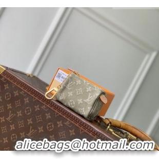 Top Grade Louis Vuitton Trousse Speedy Wallet in Monogram Denim M27605 Khaki Green 2026