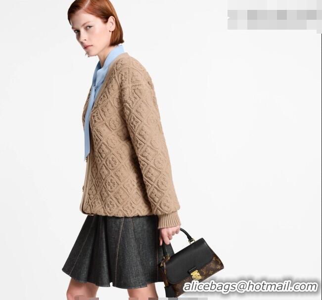 New Design Louis Vuitton Madeleine BB Top Handle Bag in Monogram Canvas and Leather M28288 Cognac Brown 2026