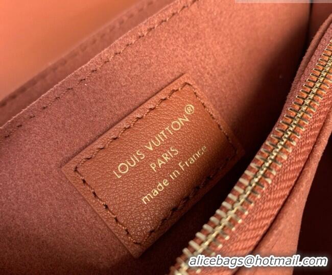 New Design Louis Vuitton Madeleine BB Top Handle Bag in Monogram Canvas and Leather M28288 Cognac Brown 2026