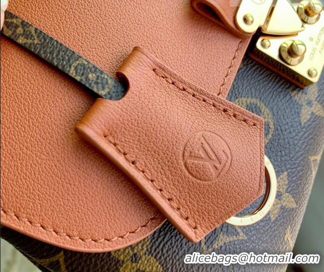 New Design Louis Vuitton Madeleine BB Top Handle Bag in Monogram Canvas and Leather M28288 Cognac Brown 2026