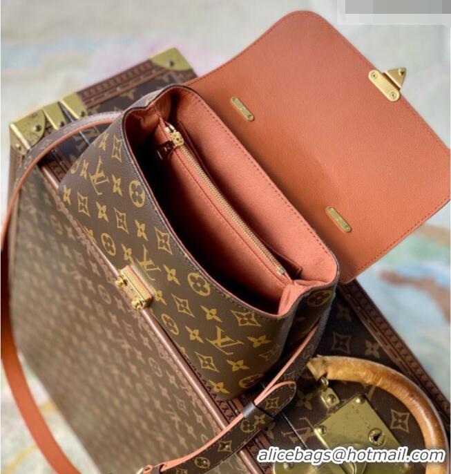 New Design Louis Vuitton Madeleine BB Top Handle Bag in Monogram Canvas and Leather M28288 Cognac Brown 2026