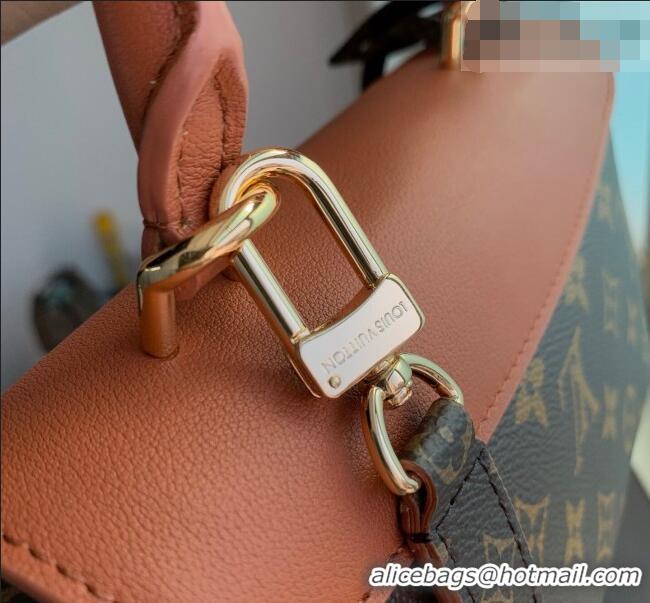 New Design Louis Vuitton Madeleine BB Top Handle Bag in Monogram Canvas and Leather M28288 Cognac Brown 2026