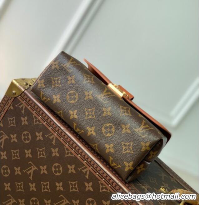 New Design Louis Vuitton Madeleine BB Top Handle Bag in Monogram Canvas and Leather M28288 Cognac Brown 2026