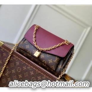 Buy Discount Louis Vuitton Saint-Germain BB Top Handle bag in Monogram Canvas and Leather M26067 Burgundy 2025