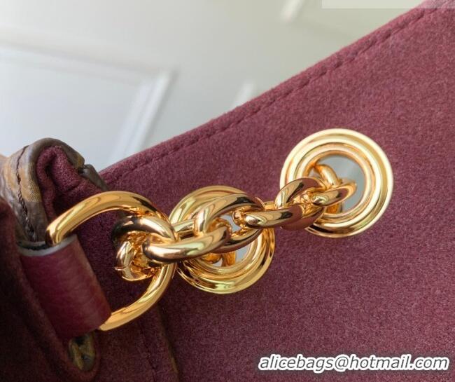 Buy Discount Louis Vuitton Saint-Germain BB Top Handle bag in Monogram Canvas and Leather M26067 Burgundy 2025