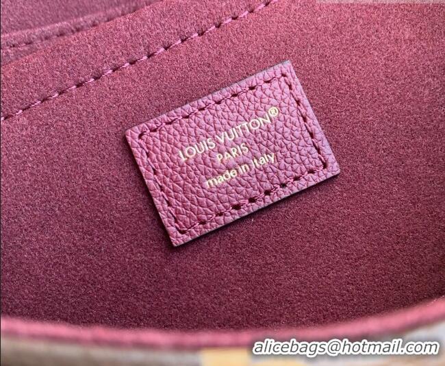 Buy Discount Louis Vuitton Saint-Germain BB Top Handle bag in Monogram Canvas and Leather M26067 Burgundy 2025