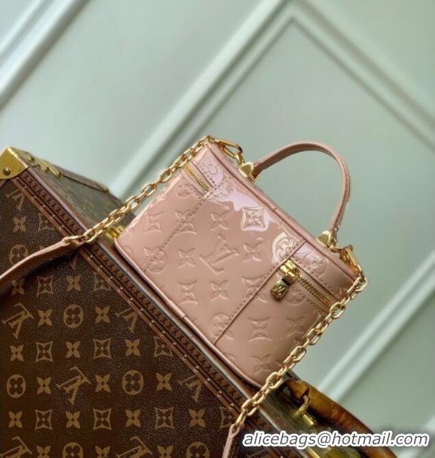 Reasonable Price Louis Vuitton Vanity Chain Pouch Mini bag in Monogram Mirror Leather M27169 Pink 2026