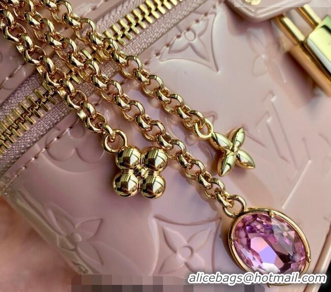 Reasonable Price Louis Vuitton Vanity Chain Pouch Mini bag in Monogram Mirror Leather M27169 Pink 2026