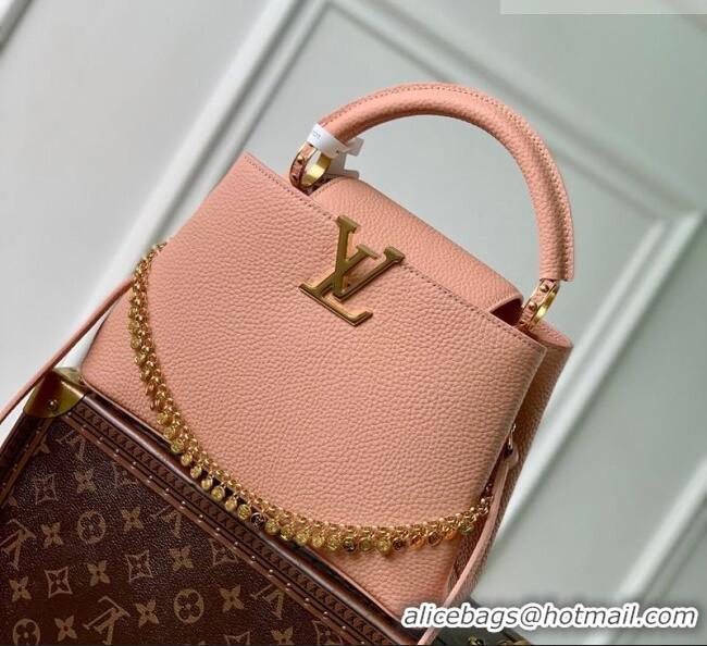 Good Looking Louis Vuitton Capucines BB Bag in Taurillon Leather M28197 Pink 2026