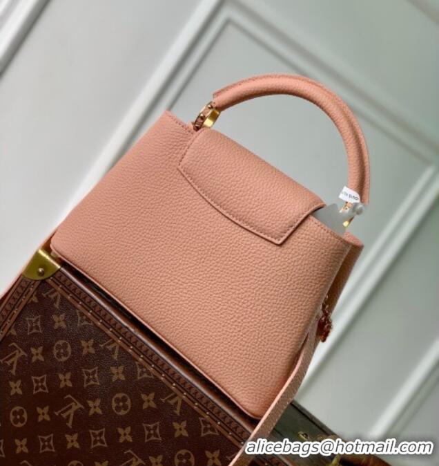 Good Looking Louis Vuitton Capucines BB Bag in Taurillon Leather M28197 Pink 2026