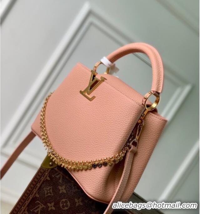 Good Looking Louis Vuitton Capucines BB Bag in Taurillon Leather M28197 Pink 2026