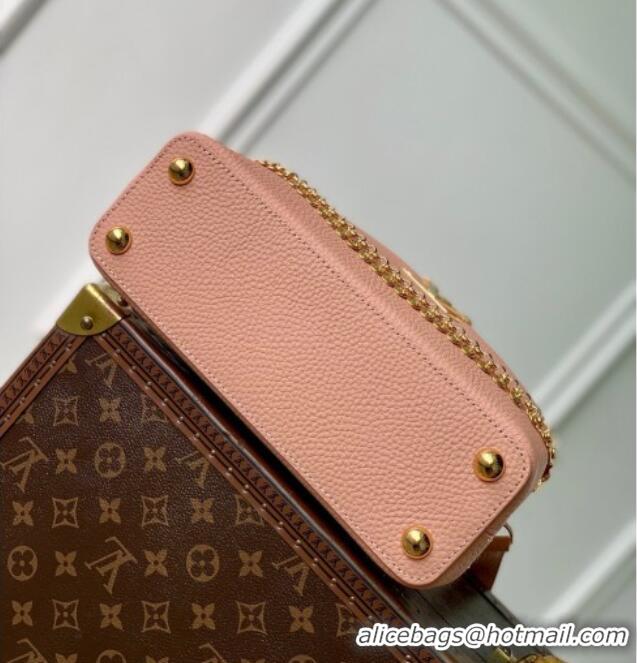 Good Looking Louis Vuitton Capucines BB Bag in Taurillon Leather M28197 Pink 2026