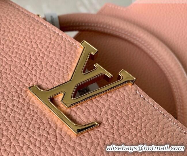 Good Looking Louis Vuitton Capucines BB Bag in Taurillon Leather M28197 Pink 2026