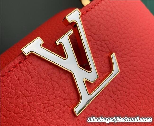 Best Quality Louis Vuitton Capucines BB Bag in Taurillon Leather M28197 Red 2026