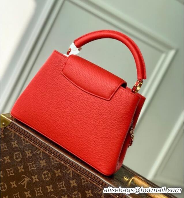 Best Quality Louis Vuitton Capucines BB Bag in Taurillon Leather M28197 Red 2026