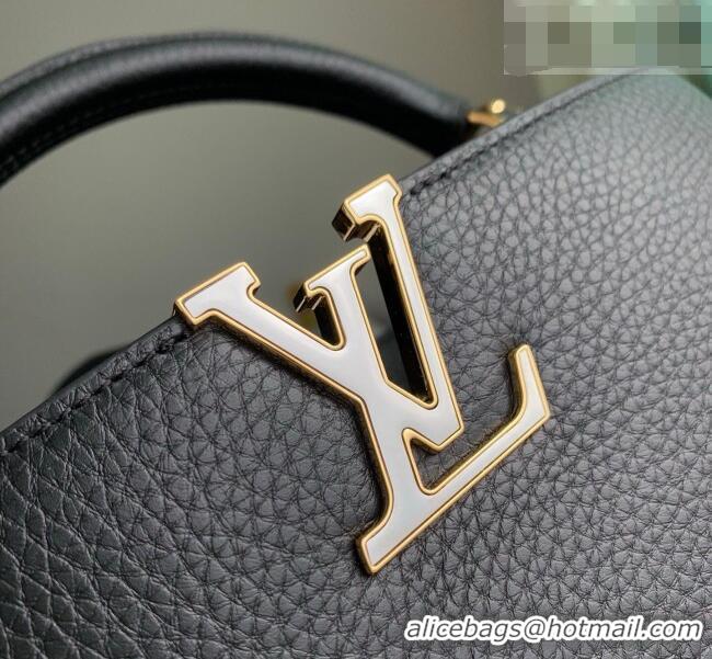 Buy Discount Louis Vuitton Capucines BB Bag in Taurillon Leather M28197 Black 2026
