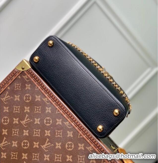 Buy Discount Louis Vuitton Capucines BB Bag in Taurillon Leather M28197 Black 2026