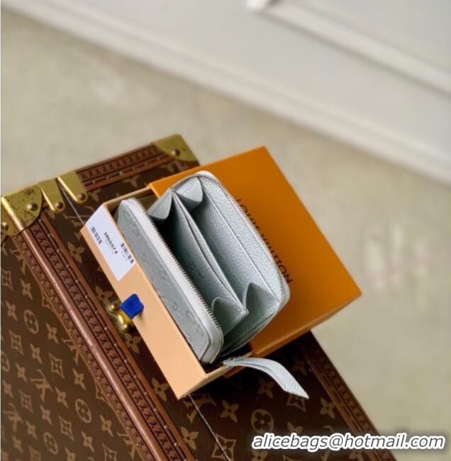 Classic Specials Louis Vuitton Zippy Coin Purse Wallet in Silver Monogram Empreinte Calf Leather M60574 2026