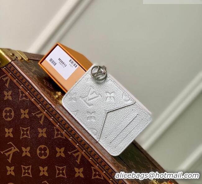 New Cheap Louis Vuitton Romy Card Holder in Silver Cowhide leather M26513 2026