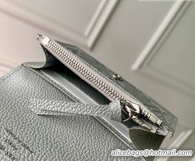 Pretty Style Louis Vuitton Rosalie Coin Purse Wallet in Cowhide Leather M26512 Silver 2026