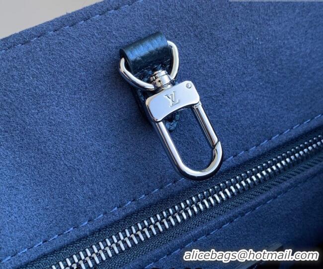 Top Grade Louis Vuitton Onthego PM Tote Bag in Monogram Empreinte Leather M45653 Blue 2026