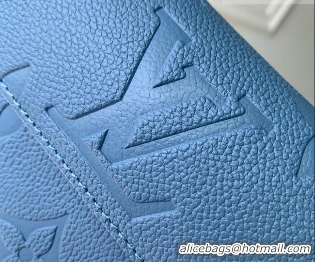 Low Cost Louis Vuitton Wallet On Chain Ivy Mini Bag in Monogram Leather M27755 Blue Jeans 2026