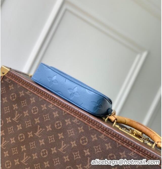 Low Cost Louis Vuitton Wallet On Chain Ivy Mini Bag in Monogram Leather M27755 Blue Jeans 2026