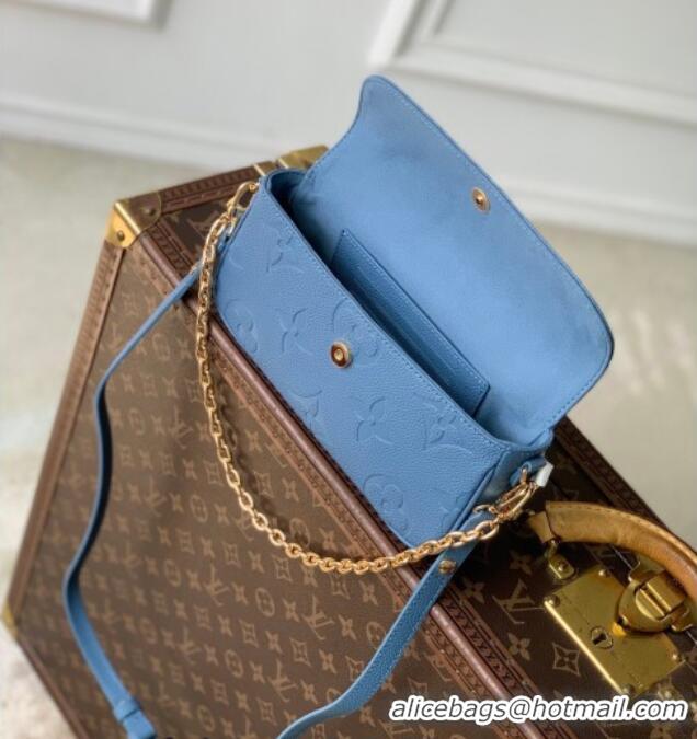 Low Cost Louis Vuitton Wallet On Chain Ivy Mini Bag in Monogram Leather M27755 Blue Jeans 2026