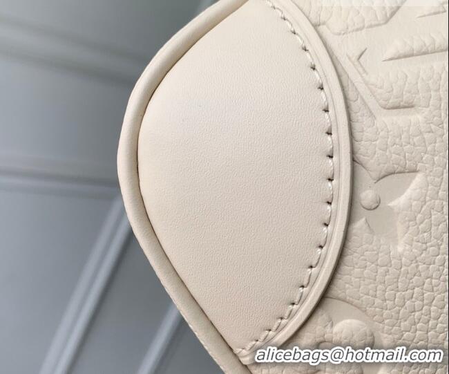 Grade Quality Louis Vuitton Skyline PM Bag in Grained Monogram leather M29153 Cream White 2026