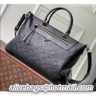 Grade Quality Louis Vuitton Skyline MM Bag in Grained Monogram leather M28406 Black 2026