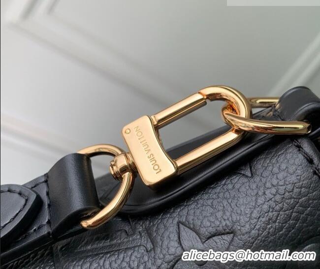 Grade Quality Louis Vuitton Skyline MM Bag in Grained Monogram leather M28406 Black 2026