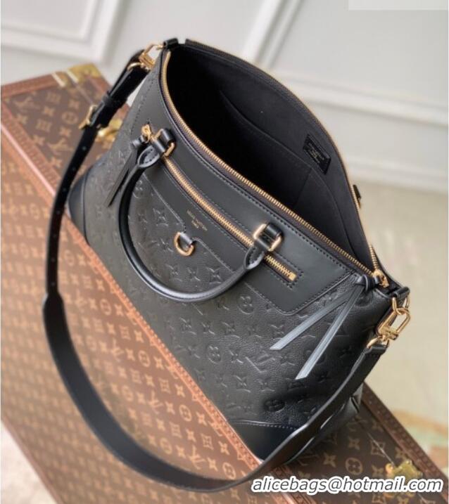 Grade Quality Louis Vuitton Skyline MM Bag in Grained Monogram leather M28406 Black 2026