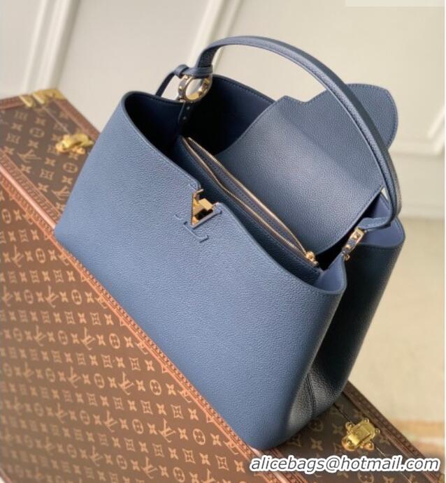 Luxury Discount Louis Vuitton LV Capucines Top Handle Bag in Taurillon leather M26259 Beige 2026