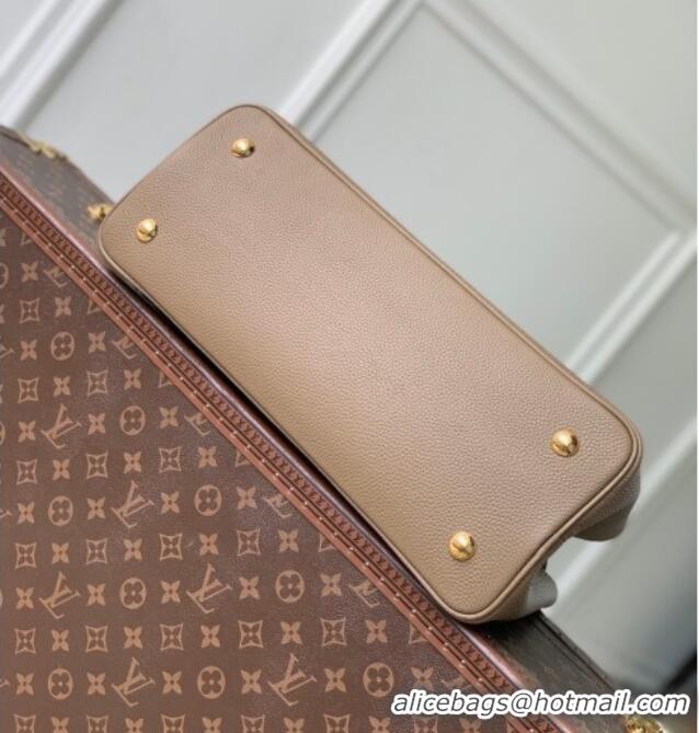 New Fashion Louis Vuitton LV Capucines Top Handle Bag in Taurillon leather M26259 Taupe 2026