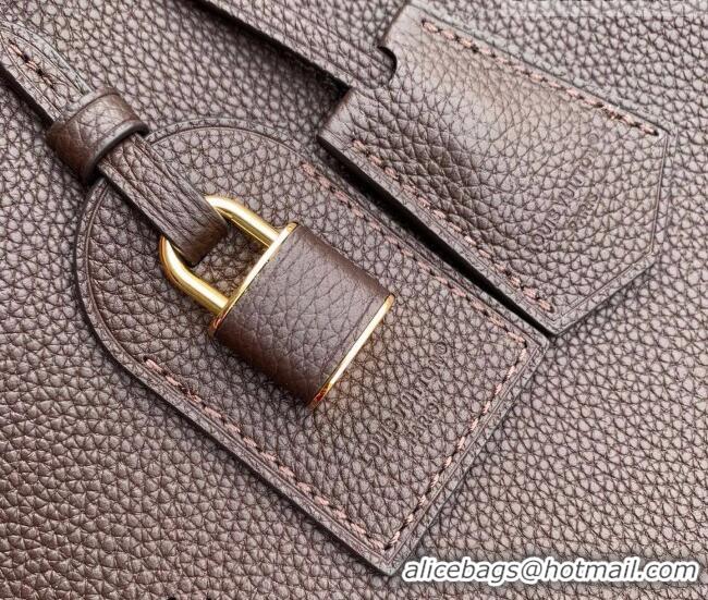 Trendy Design Louis Vuitton LV Capucines Top Handle Bag in Taurillon leather M26259 Chocolate 2026