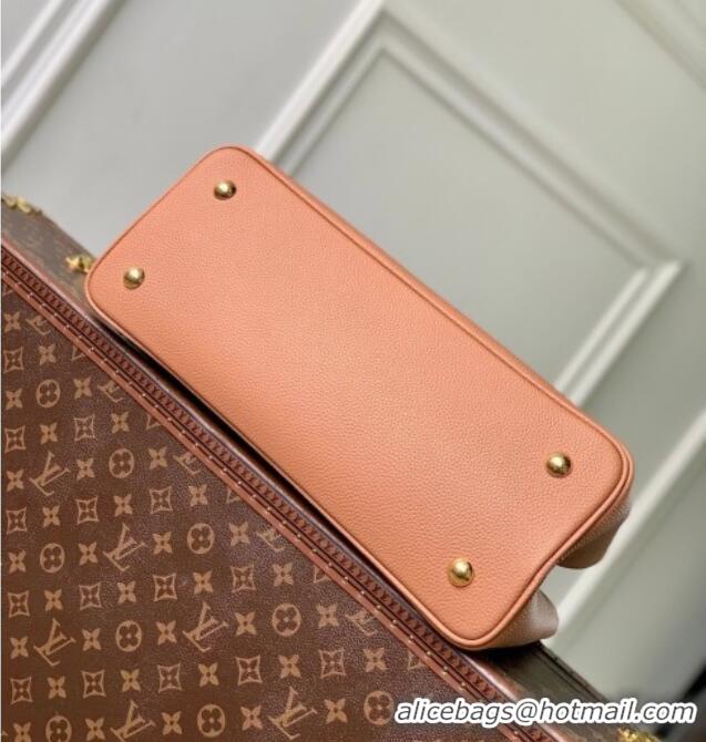 Chic Discount Louis Vuitton LV Capucines Top Handle Bag in Taurillon leather M26259 Brown 2026