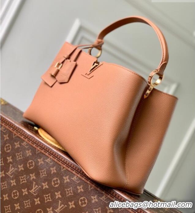 Chic Discount Louis Vuitton LV Capucines Top Handle Bag in Taurillon leather M26259 Brown 2026