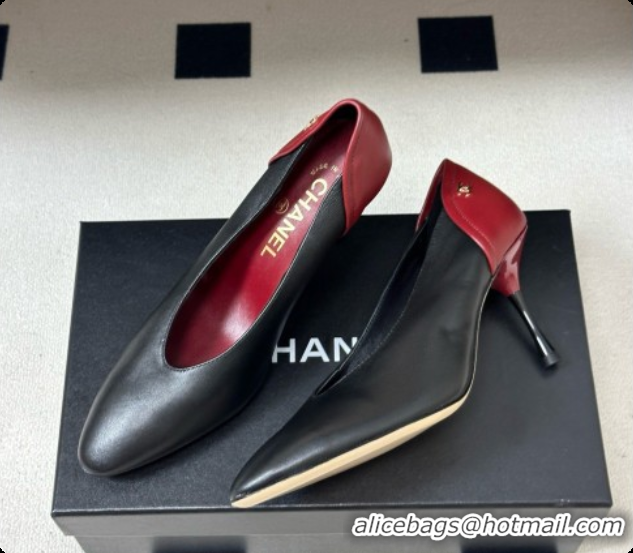 Sophisticated Chanel Lambskin & Calfskin Pumps 8cm Heel G47474 Black 2026
