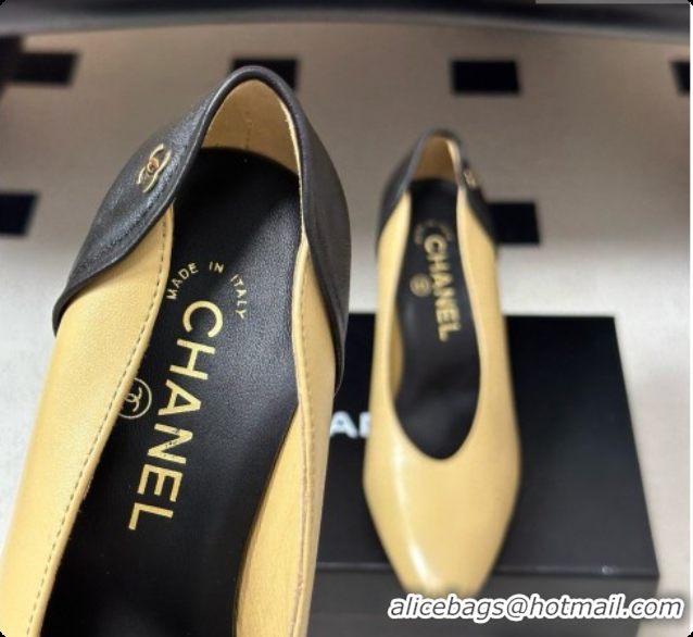 Good Quality Chanel Lambskin & Calfskin Pumps 8cm Heel G47474 Beige 2026