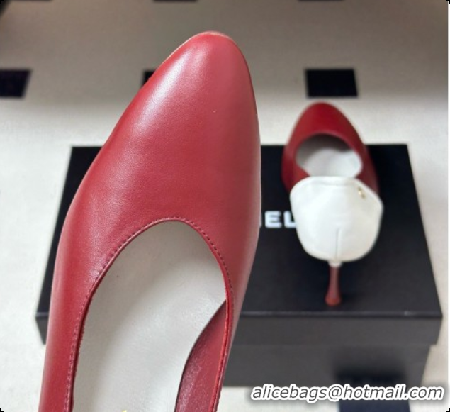Pretty Style Chanel Lambskin & Calfskin Pumps 8cm Heel G47474 Burgundy 2026