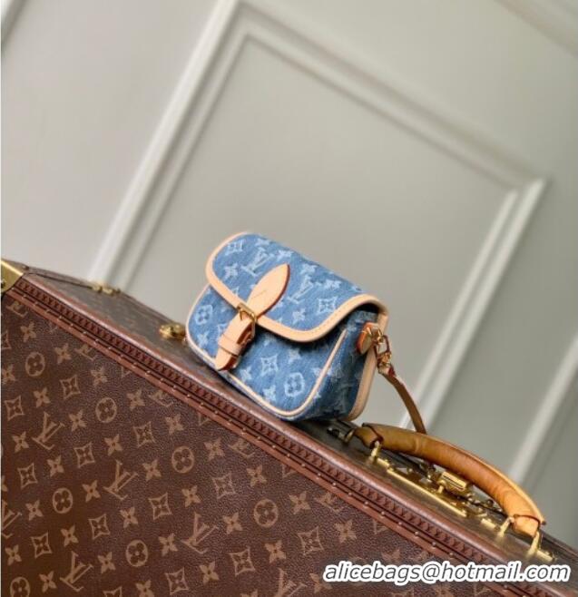 Best Quality Louis Vuitton Nano Diane Mini Bag in Monogram Denim M27700 GOTS Blue 2026