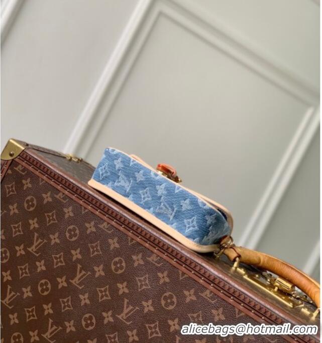 Best Quality Louis Vuitton Nano Diane Mini Bag in Monogram Denim M27700 GOTS Blue 2026