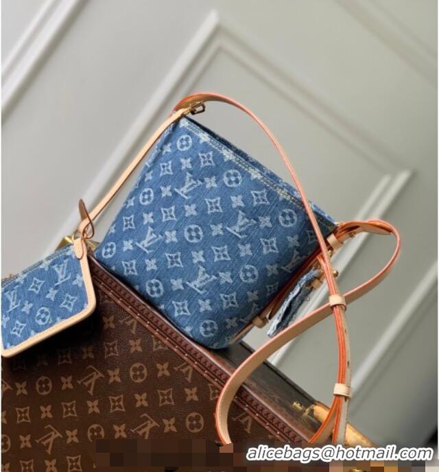 Good Quality Louis Vuitton All In BB Bucket Bag in Monogram Denim GOTS Blue M28107 2026