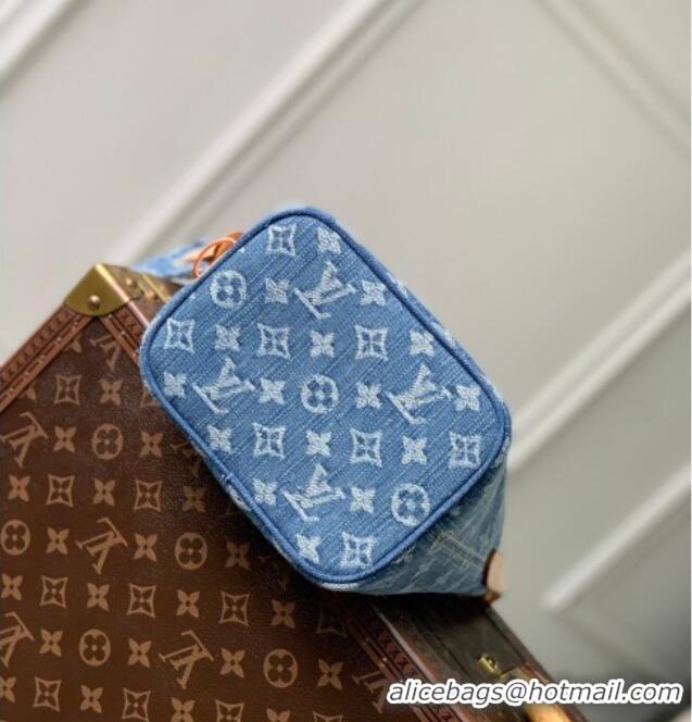 Good Quality Louis Vuitton All In BB Bucket Bag in Monogram Denim GOTS Blue M28107 2026