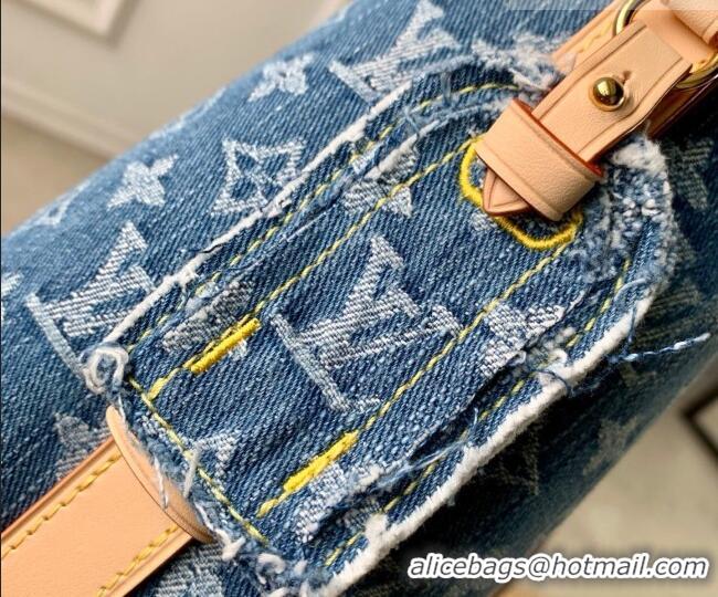 Good Quality Louis Vuitton All In BB Bucket Bag in Monogram Denim GOTS Blue M28107 2026